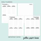 Spiral Undated Half Year Daily Planner