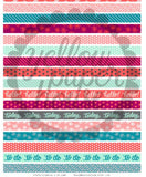PRINTABLE DOWNLOAD - WASHI TAPE STRIPS