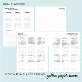 2026 Vertical Weekly Spiral Planner