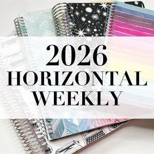 2026 Horizontal Weekly Spiral Planner