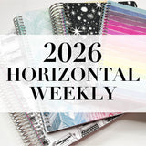 2026 Horizontal Weekly Spiral Planner