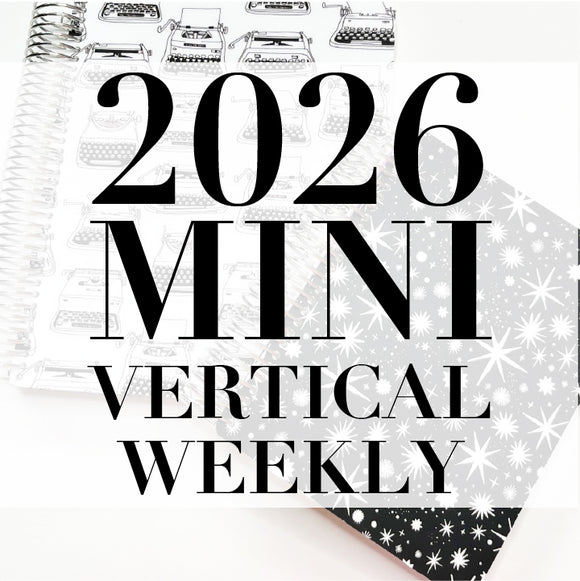 2026 MINI Vertical Weekly Spiral Planner