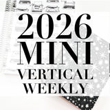 2026 MINI Vertical Weekly Spiral Planner