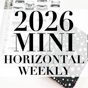 2026 MINI Horizontal Weekly Spiral Planner