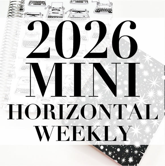 2026 MINI Horizontal Weekly Spiral Planner