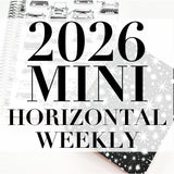 2026 MINI Horizontal Weekly Spiral Planner