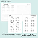2026 MINI Horizontal Weekly Spiral Planner