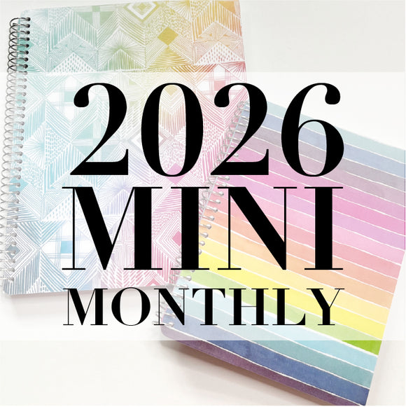 2026 Monthly Spiral Planner