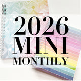 2026 MINI Monthly Spiral Planner