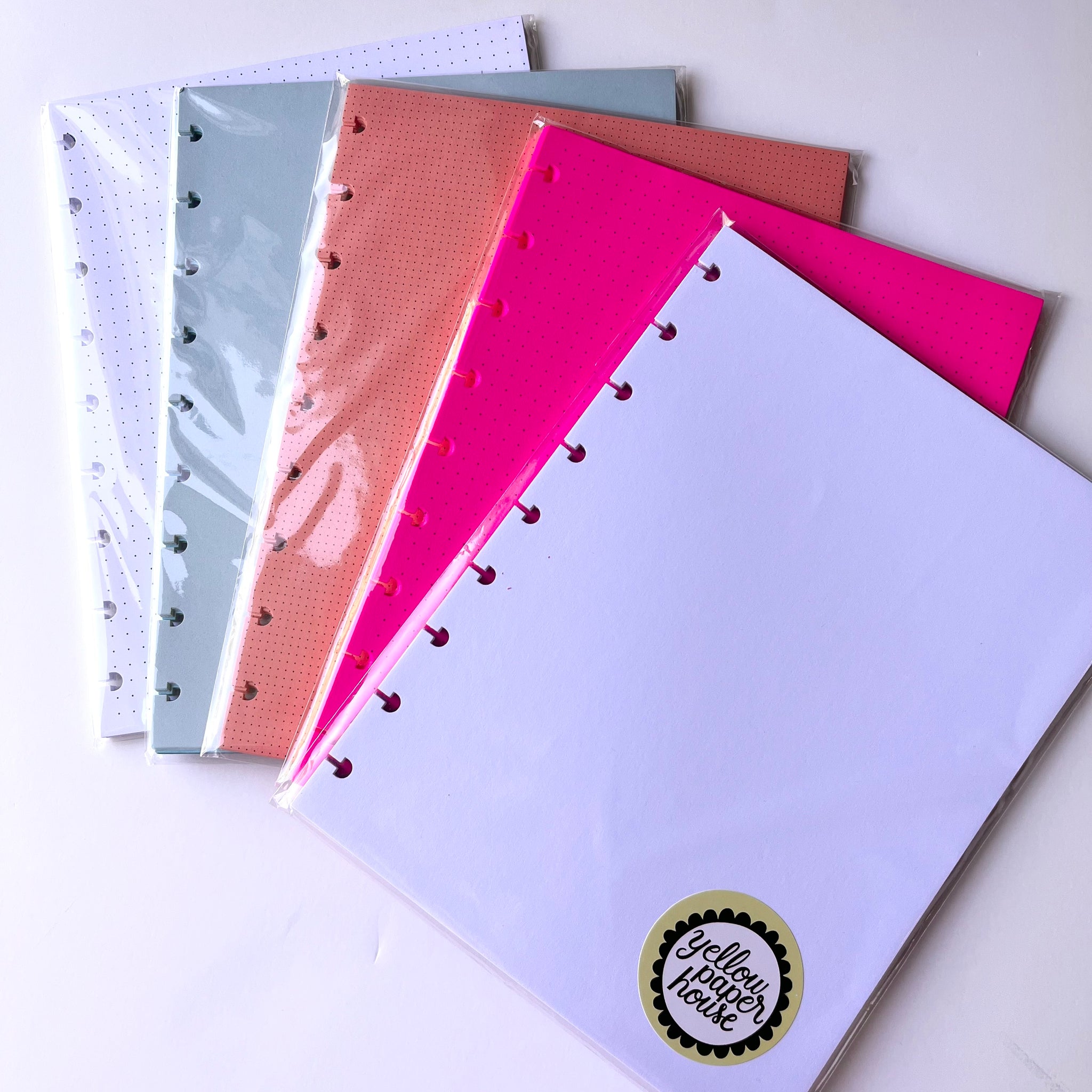 Discbound Paper, Letter Size Square Grid Sheets - Premium 120gsm Heavyweight Notebook & Planner Refills - 11 Discs, 8.5 X 11 In - Punched For Circa, Arc, TUL (40 Sheets
