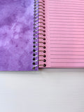 Classic Notebook - Lines  - Pink Paper (S13)