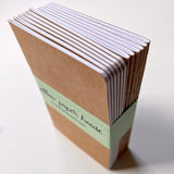 Traveler's Notebook Inserts - Bundle of 12 - Pocket Size - Blank White Paper