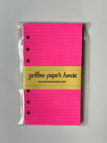 Personal Size - FILOFAX STYLE PLANNER PAPER - 2nd Quality