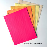 Lined LOOSE LEAF Filler Paper