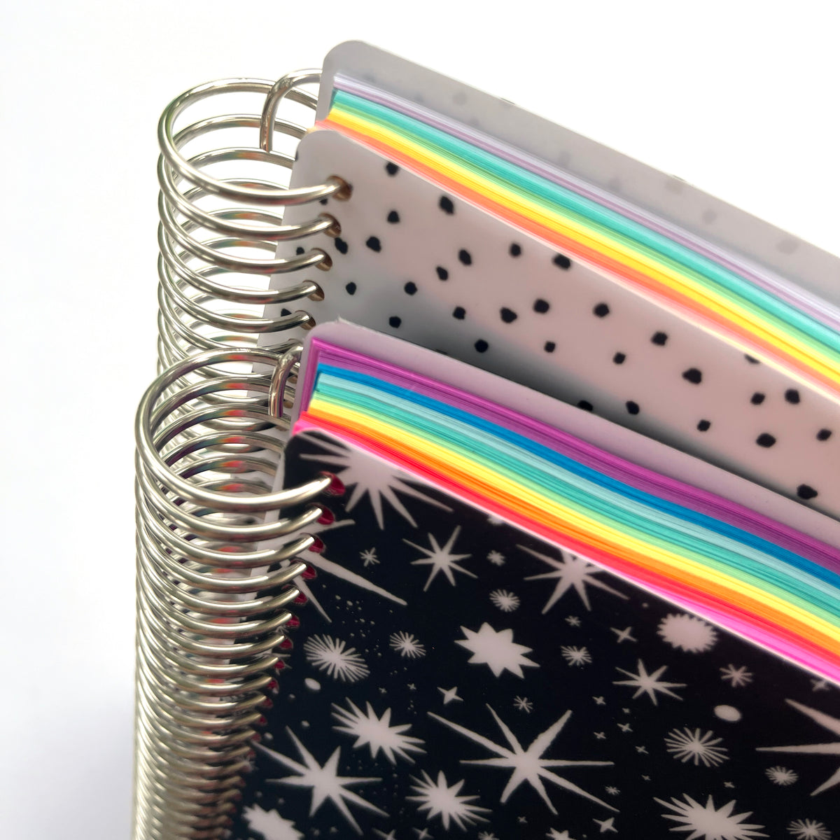 Spring Rainbow Spiral Classic Notebook Yellow Paper House Spring rainbow spiral classic notebook yellow paper house