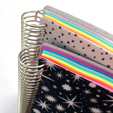 Pastel Rainbow Spiral Classic Notebook