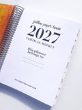 2027 Vertical Weekly Spiral Planner