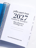 2027 MINI Vertical Weekly Spiral Planner