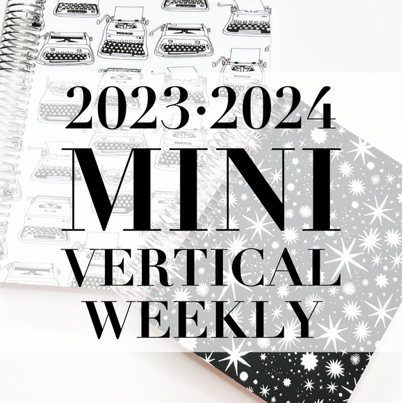 Spiral Mini 2023-2024 Dated Vertical Weekly Planner