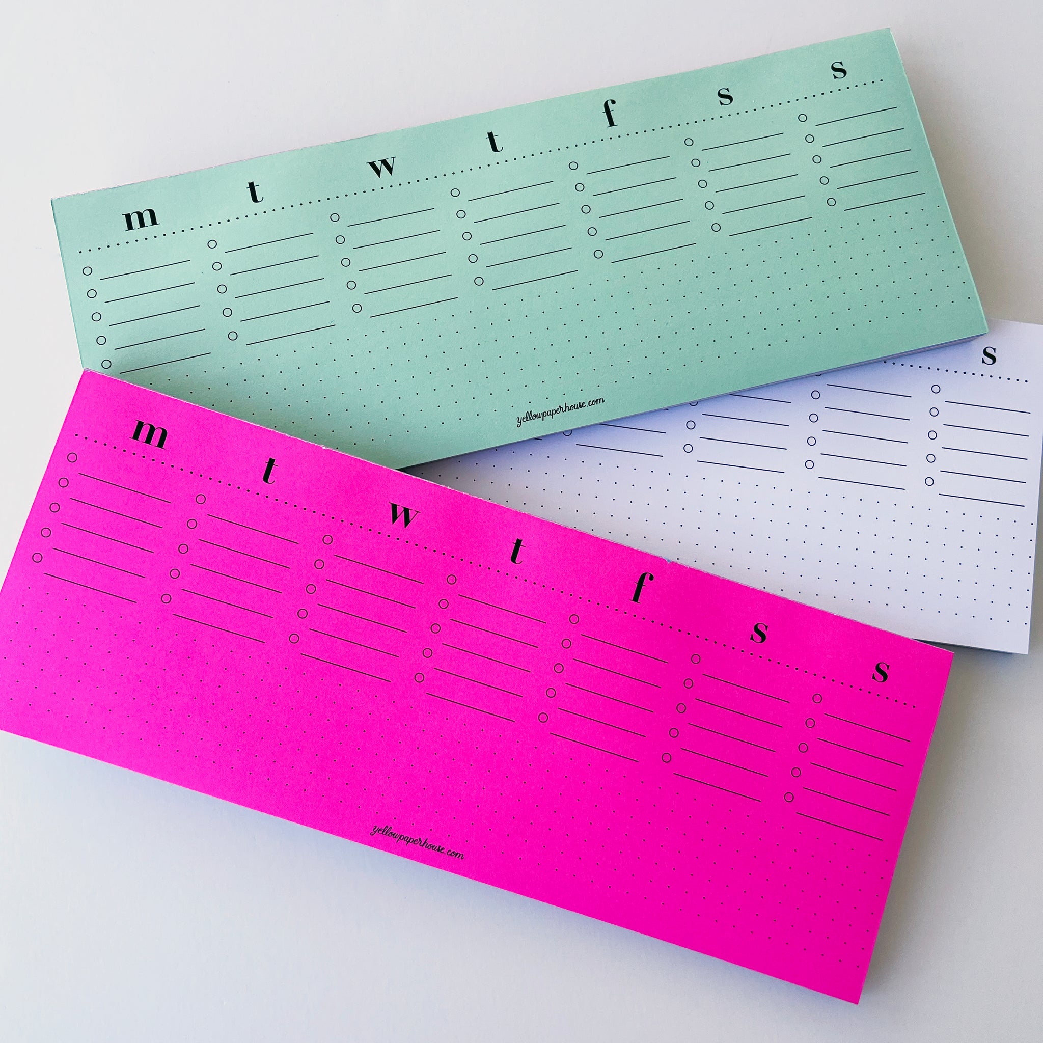 Notepad Bullets Weekly Bullet Notepad - 10.5