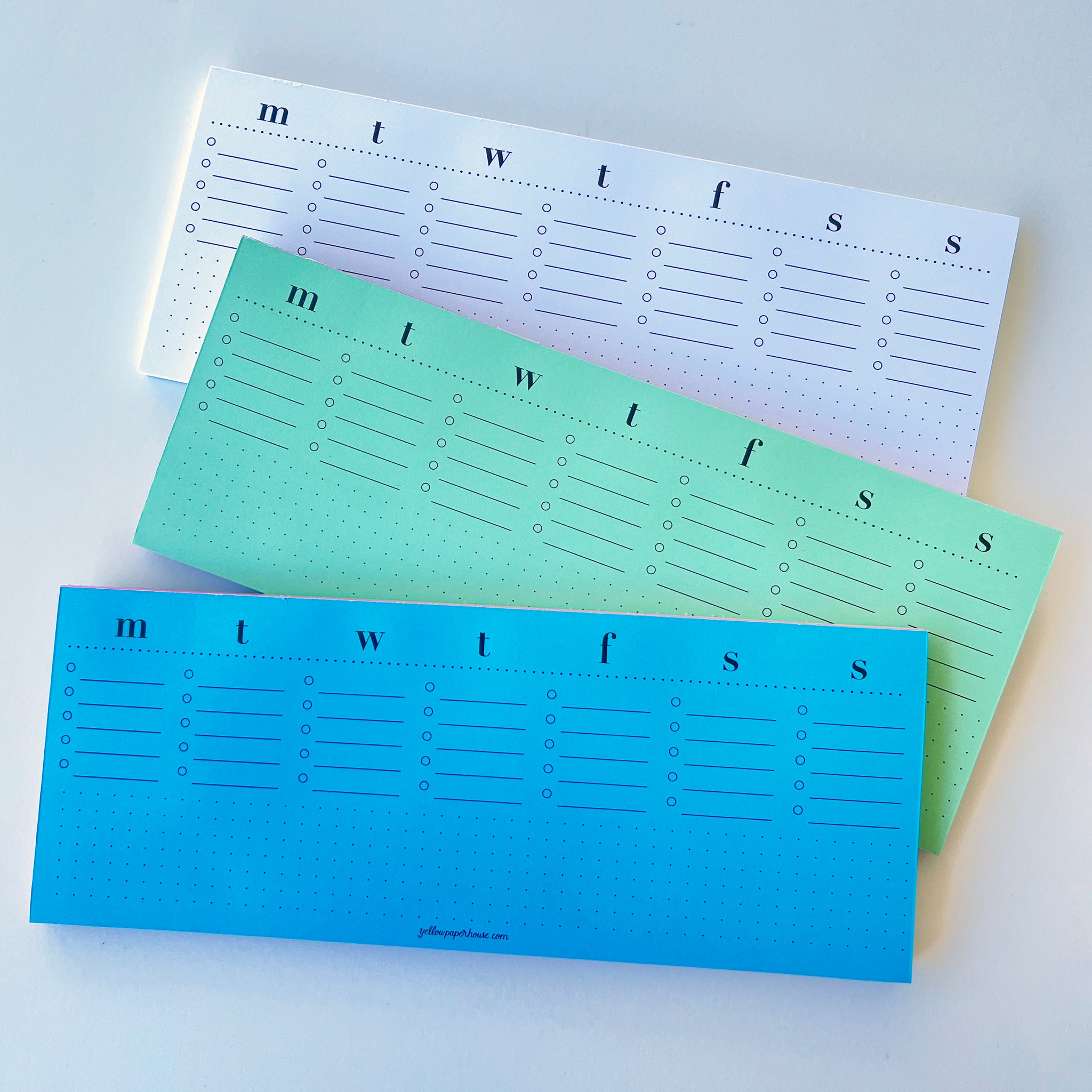 Notepad Bullets Weekly Bullet Notepad - 10.5