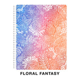 Spring Rainbow Spiral Classic Notebook