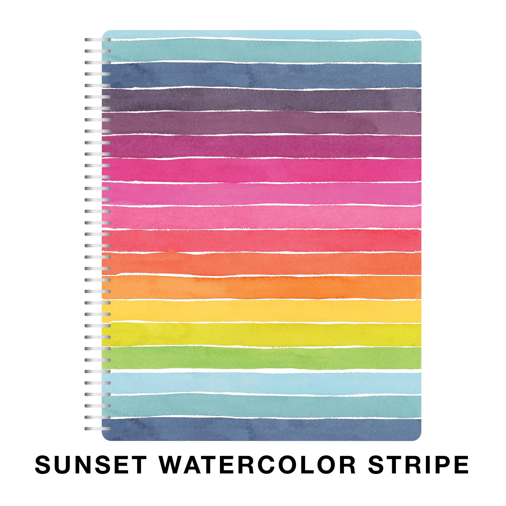 Ultimate Rainbow Spiral Classic Notebook – Yellow Paper House