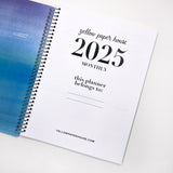 2025 Monthly Spiral Planner