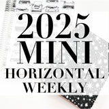 2025 MINI Horizontal Weekly Spiral Planner