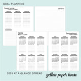 2025 MINI Horizontal Weekly Spiral Planner