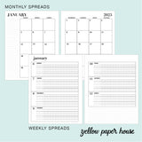 2025 MINI Horizontal Weekly Spiral Planner