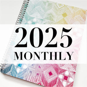 2025 Monthly Spiral Planner