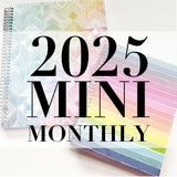 2025 MINI Monthly Spiral Planner