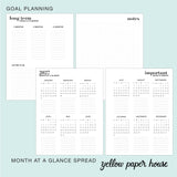 2027 Vertical Weekly Spiral Planner