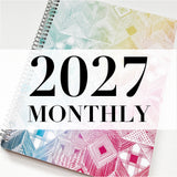 2027 Monthly Spiral Planner