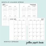 2027 Monthly Spiral Planner