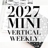 2027 MINI Vertical Weekly Spiral Planner