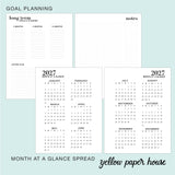 2027 MINI Vertical Weekly Spiral Planner