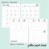 2027 MINI Vertical Weekly Spiral Planner