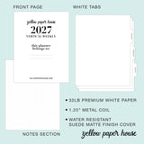 2027 MINI Vertical Weekly Spiral Planner