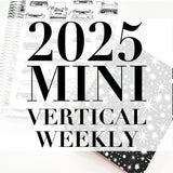 2025 MINI Vertical Weekly Spiral Planner