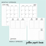 2025 MINI Vertical Weekly Spiral Planner