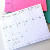 Weekly Plan Notepad - 10.5" x 8.5"