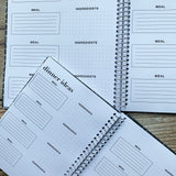 Spiral Meal Planner Notebook