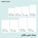 TRAVELERS NOTEBOOK INSERT - 2023 QUARTERLY VERTICAL DATED CALENDARS