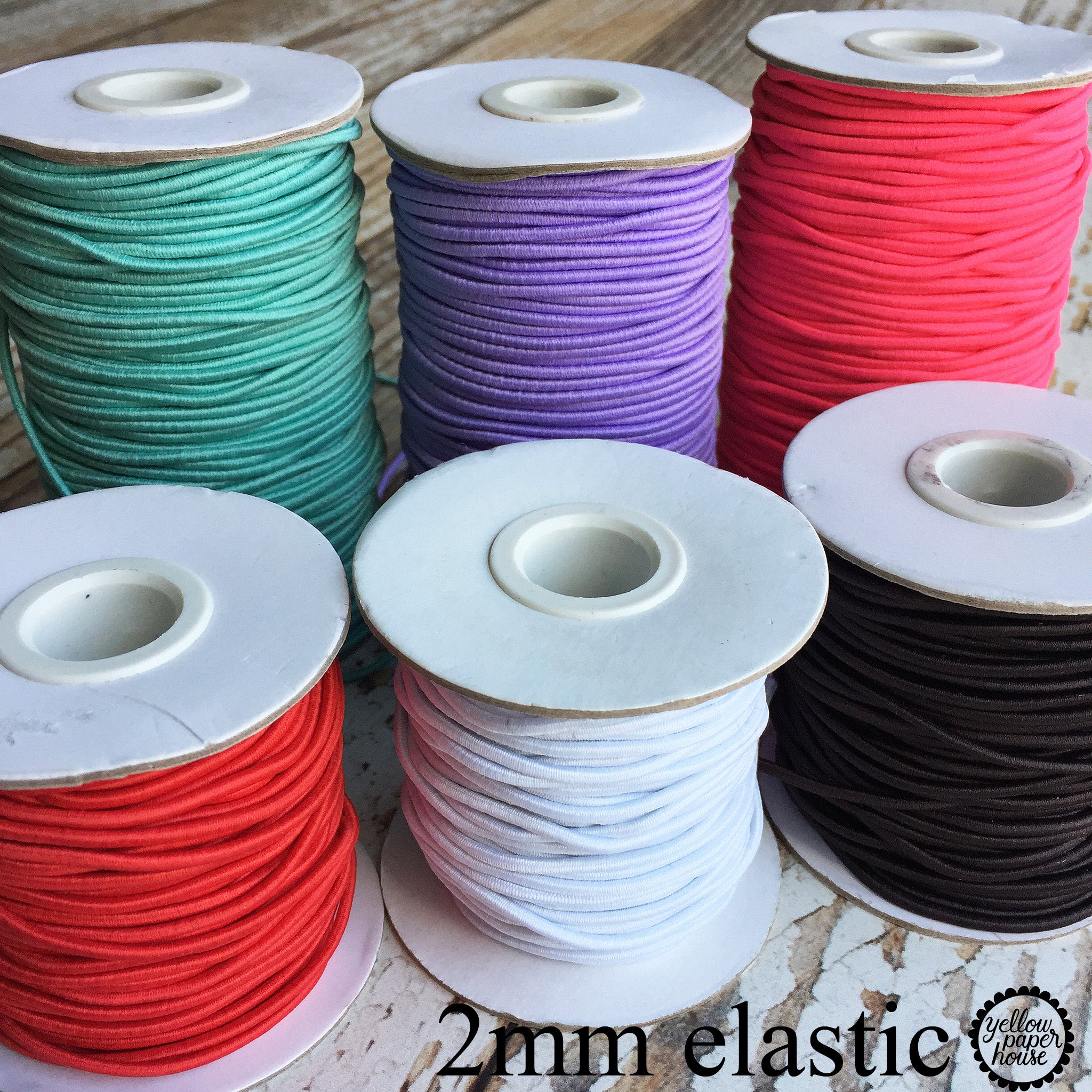 2mm ELASTIC for restringing Travelers Notebooks – Yellow Paper House