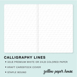TRAVELERS NOTEBOOK INSERT - CALLIGRAPHY LINES