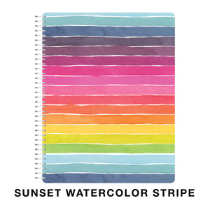 Ultimate Rainbow Spiral Classic Notebook