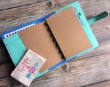 DISC PUNCHED PLANNER PAPER FITS HAPPY PLANNER or LEVENGER CIRCA - KRAFT PAPER