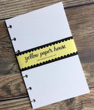 DISC PUNCHED PLANNER PAPER FITS HAPPY PLANNER or LEVENGER CIRCA - MIXED MEDIA PAPER